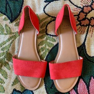 3/$30 💓 Cherry Suede Strap Sandals